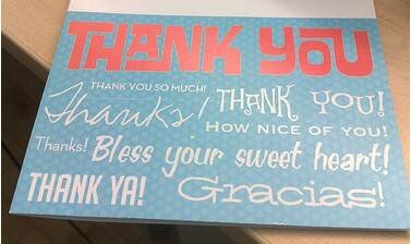 cute thank you notes