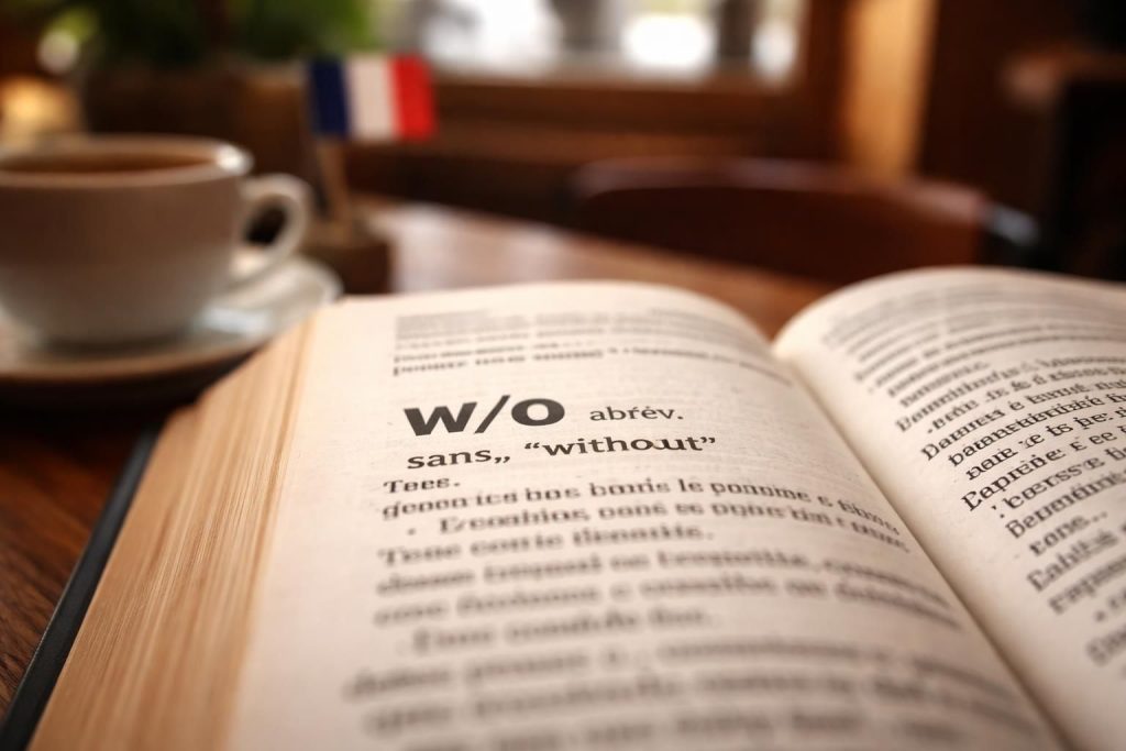 learn the meaning of the french acronym w/o and how it is used in different contexts. discover its origins and common interpretations in this informative guide.