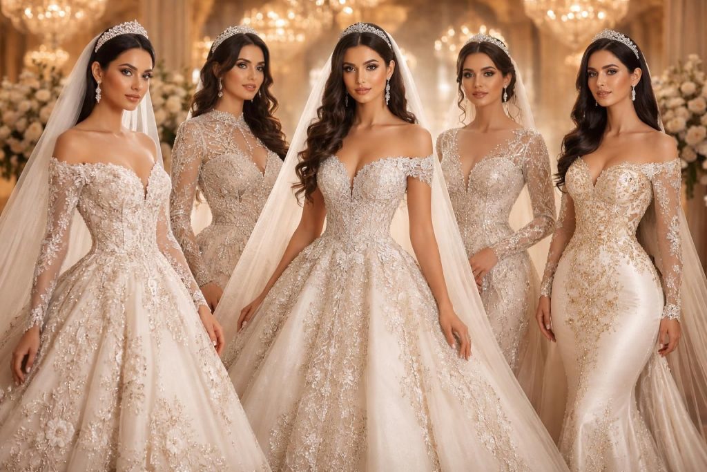 explore the elegance and unique styles of lebanese wedding gowns, showcasing timeless beauty and exquisite craftsmanship for your special day.