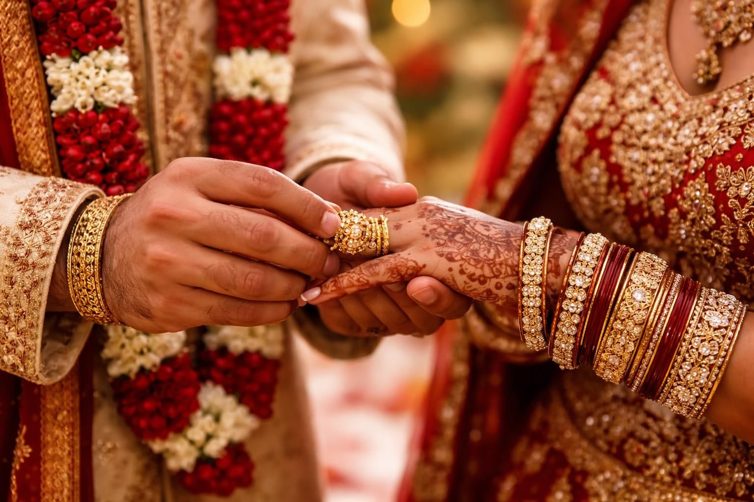 explore the significance of indian wedding rings and uncover the rich cultural meanings behind this timeless tradition.